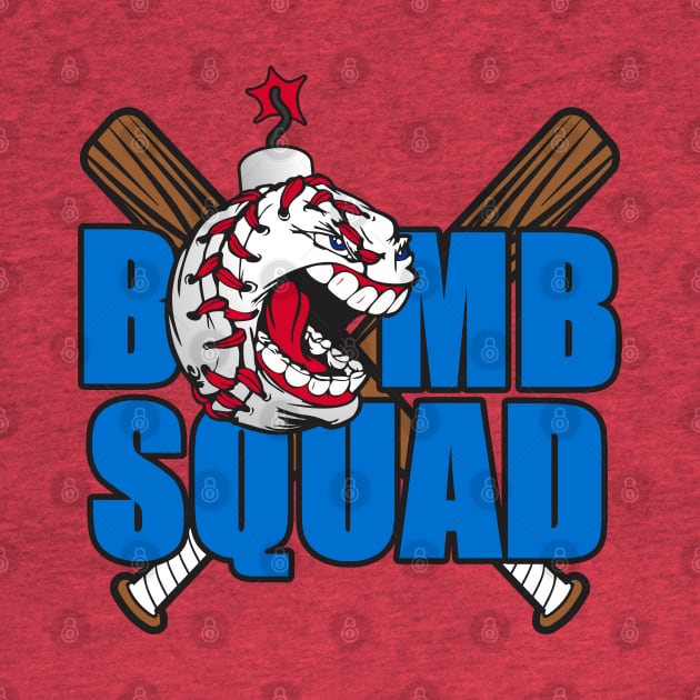 Bomb Squad Baseball Logo by DavesTees